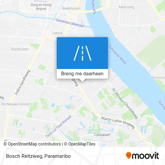 Bosch Reitzweg kaart