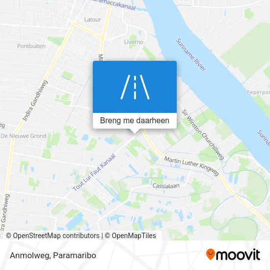 Anmolweg kaart