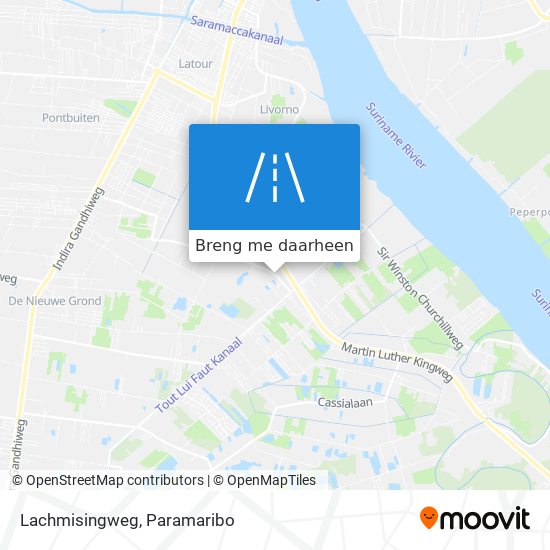 Lachmisingweg kaart