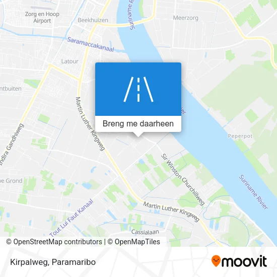 Kirpalweg kaart