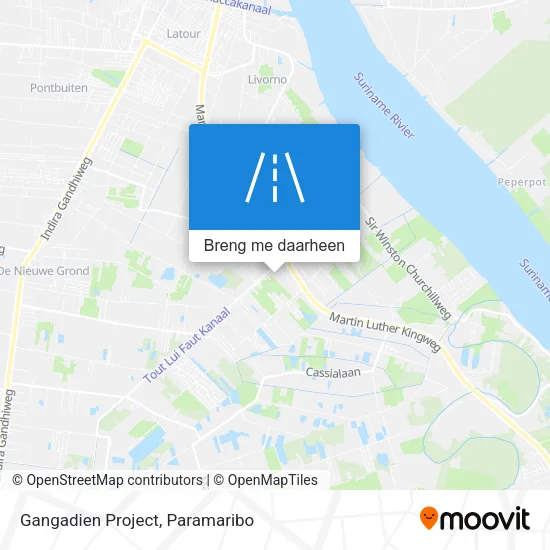 Gangadien Project kaart