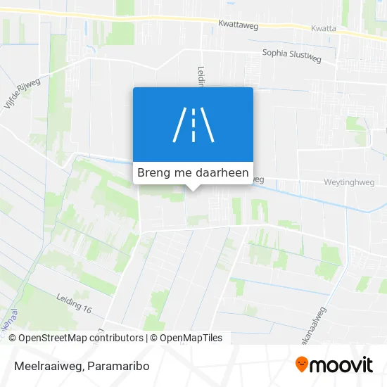 Meelraaiweg kaart