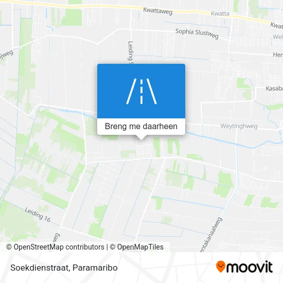 Soekdienstraat kaart