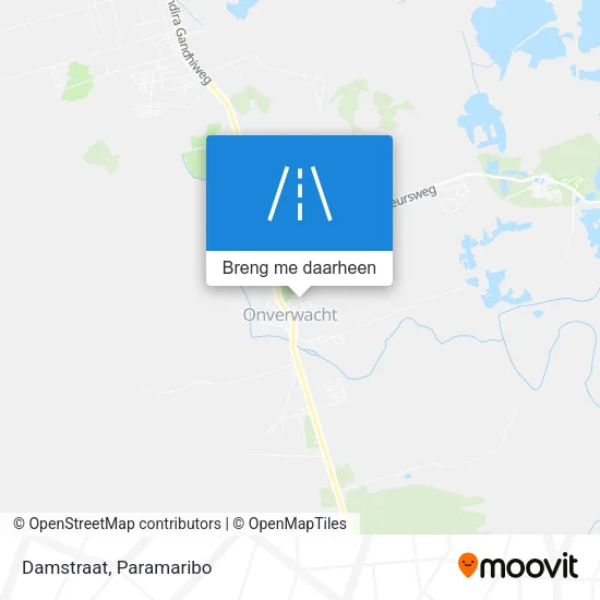 Damstraat kaart