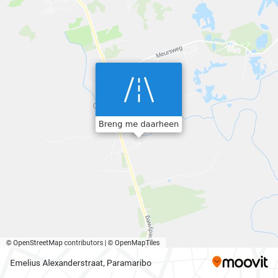 Emelius Alexanderstraat kaart