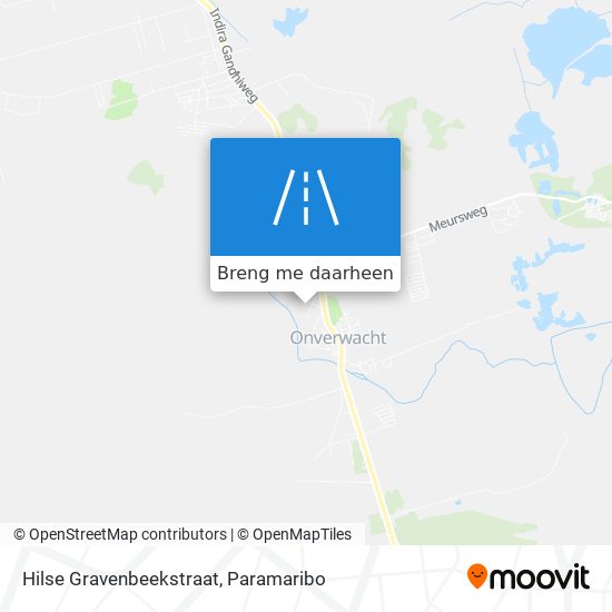 Hilse Gravenbeekstraat kaart