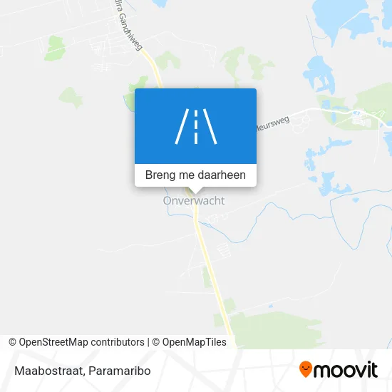 Maabostraat kaart