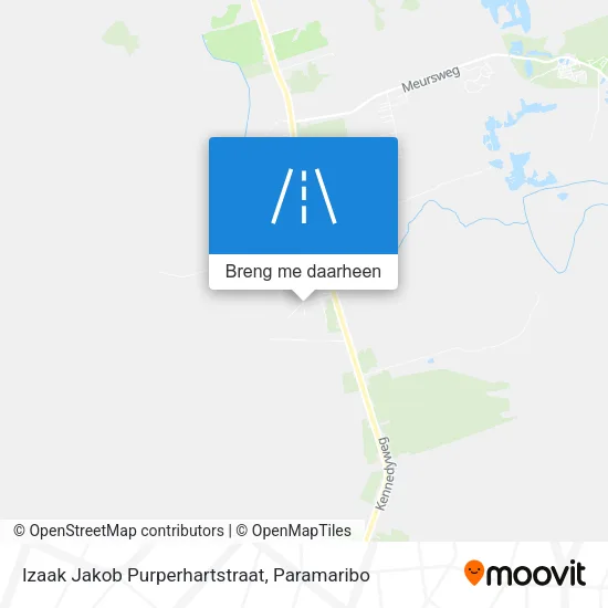 Izaak Jakob Purperhartstraat kaart