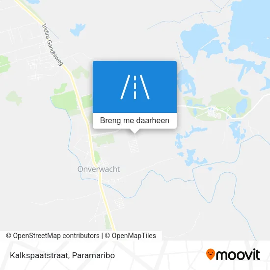 Kalkspaatstraat kaart