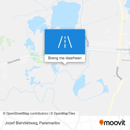 Jozef Biervlietweg kaart
