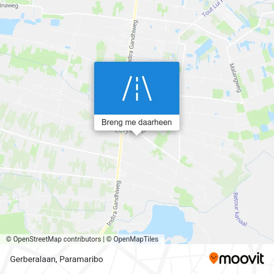 Gerberalaan kaart