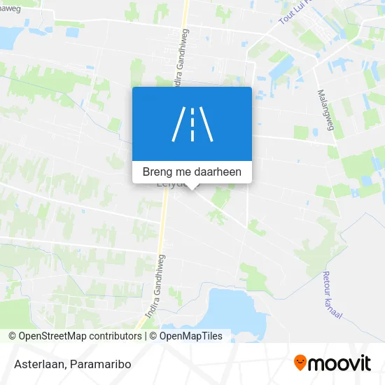Asterlaan kaart