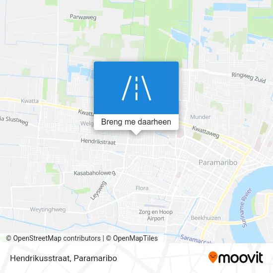 Hendrikusstraat kaart