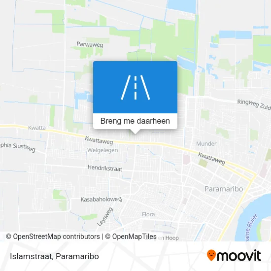 Islamstraat kaart