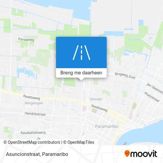 Asuncionstraat kaart