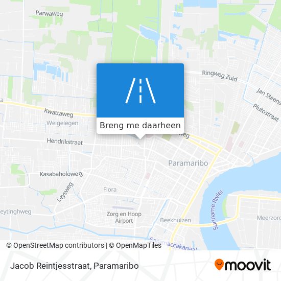 Jacob Reintjesstraat kaart