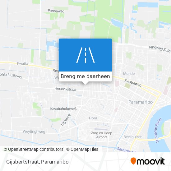 Gijsbertstraat kaart
