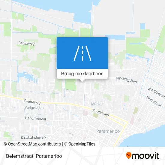 Belemstraat kaart