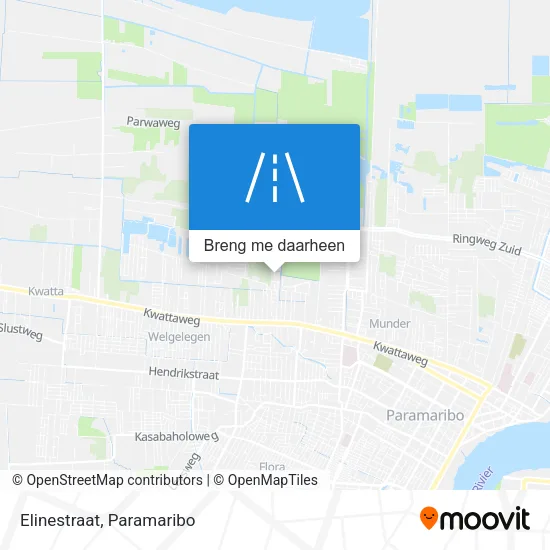 Elinestraat kaart