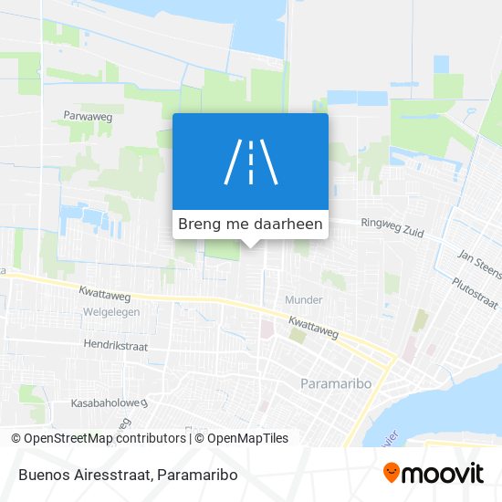 Buenos Airesstraat kaart