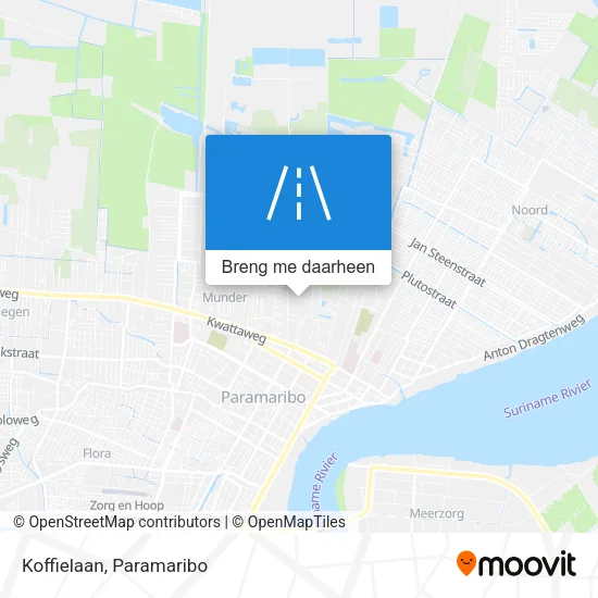 Koffielaan kaart