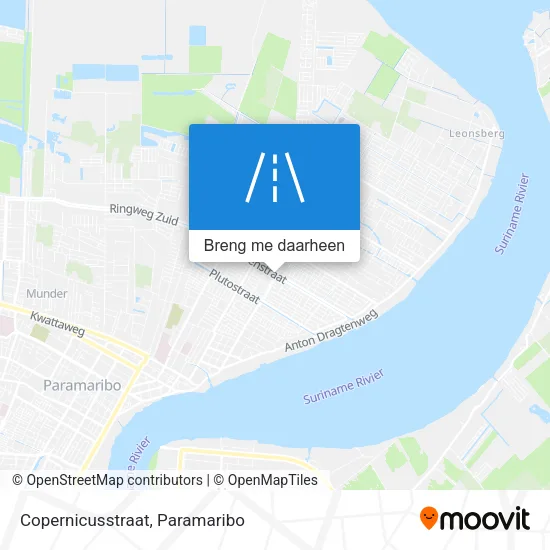 Copernicusstraat kaart