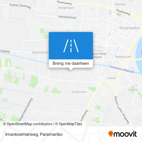 Imankoemarweg kaart
