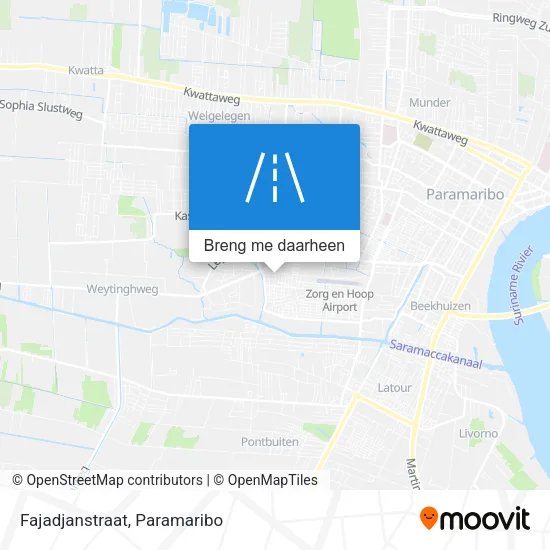 Fajadjanstraat kaart