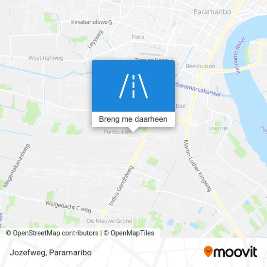Jozefweg kaart