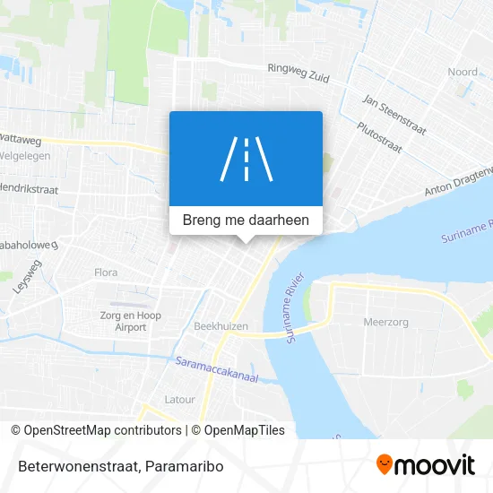 Beterwonenstraat kaart