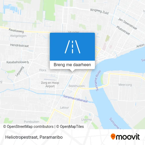 Heliotropestraat kaart