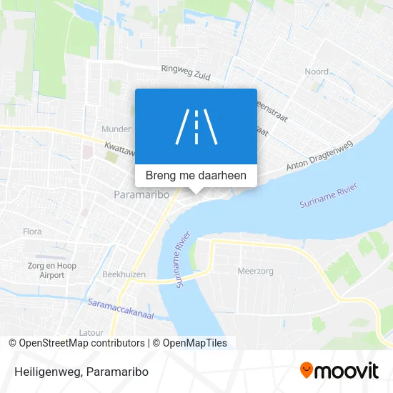 Heiligenweg kaart