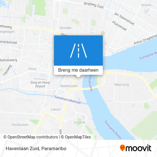 Havenlaan Zuid kaart