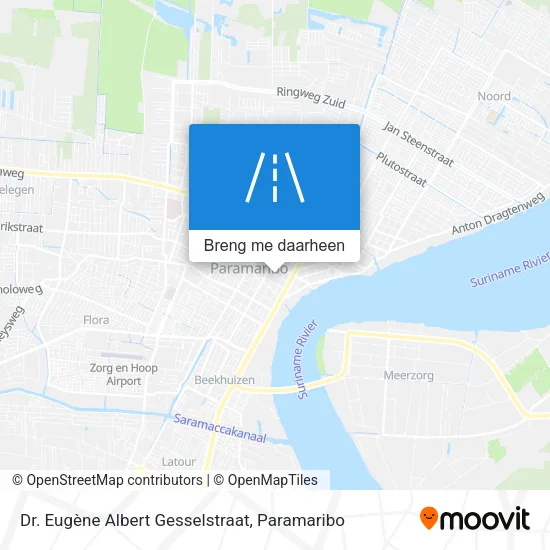 Dr. Eugène Albert Gesselstraat kaart