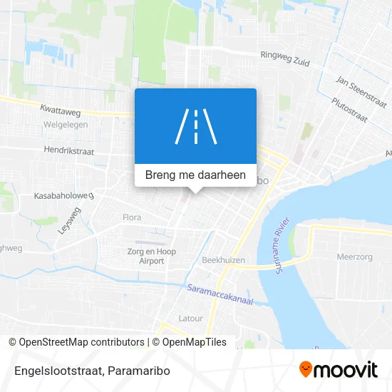 Engelslootstraat kaart