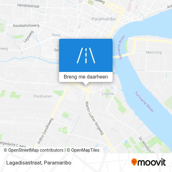 Lagadisastraat kaart