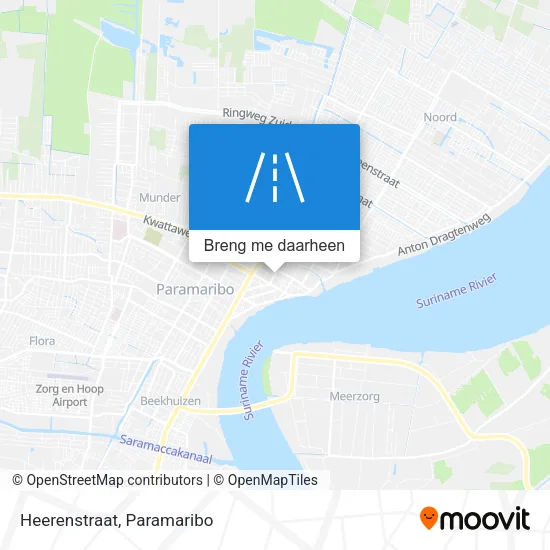 Heerenstraat kaart