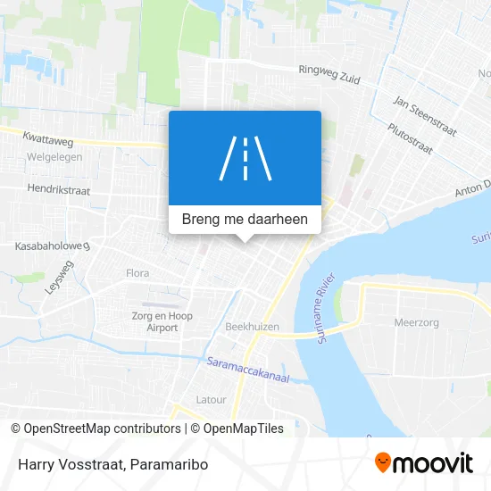 Harry Vosstraat kaart