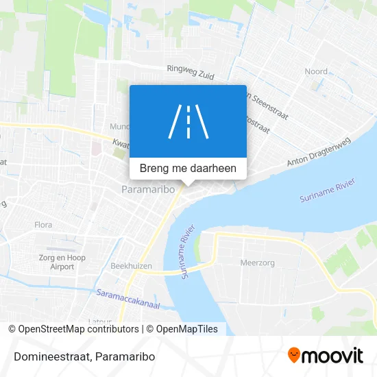 Domineestraat kaart