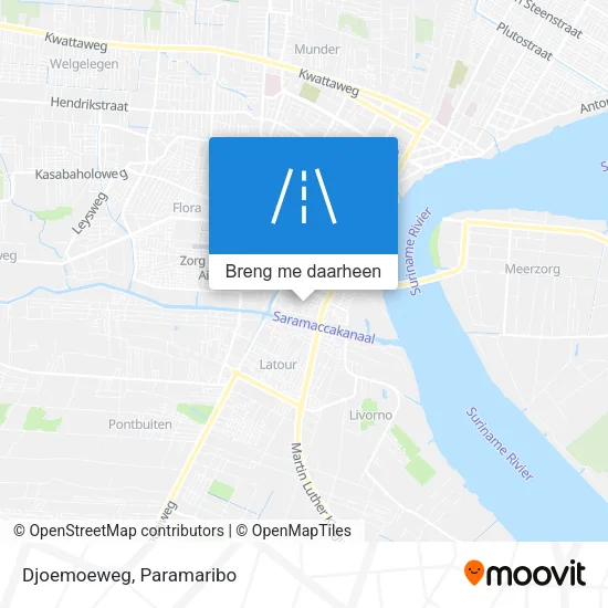 Djoemoeweg kaart