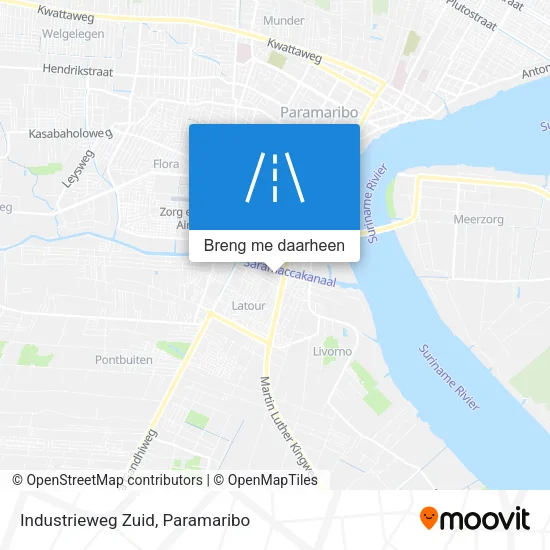 Industrieweg Zuid kaart