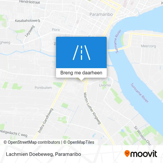 Lachmien Doebeweg kaart