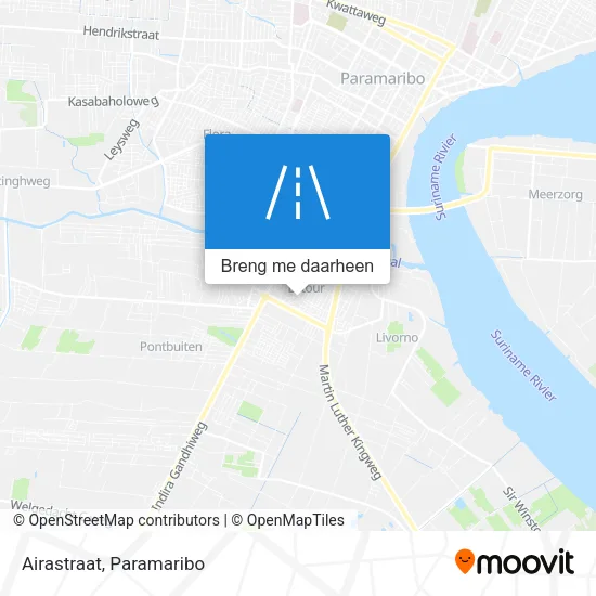 Airastraat kaart