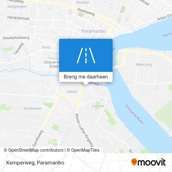 Kemperweg kaart