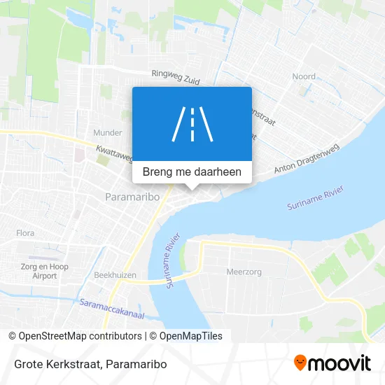 Grote Kerkstraat kaart