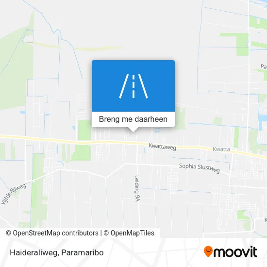 Haideraliweg kaart
