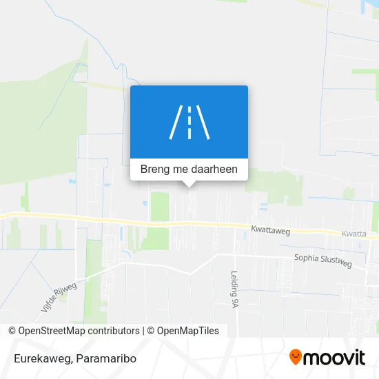 Eurekaweg kaart
