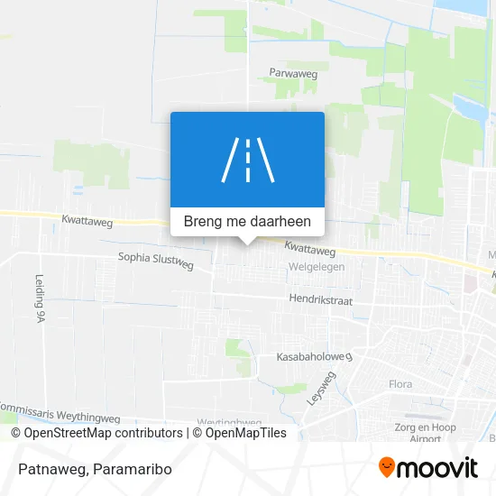 Patnaweg kaart