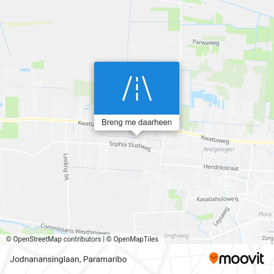 Jodnanansinglaan kaart