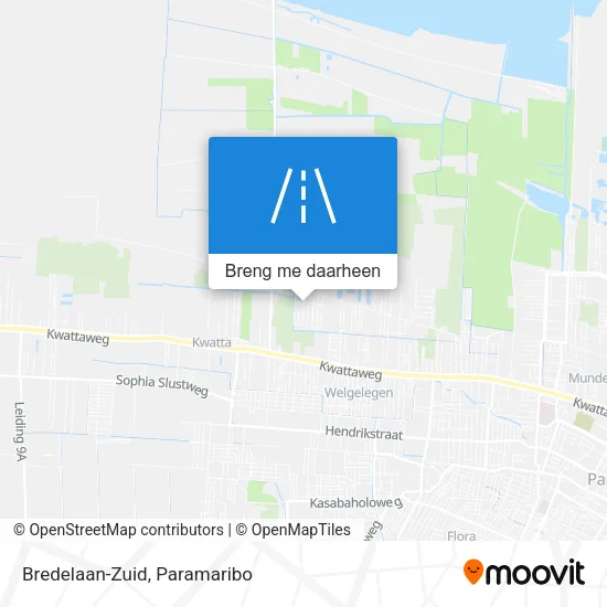 Bredelaan-Zuid kaart